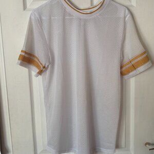 Yellow and White Plain Jersey - Originally 20.00